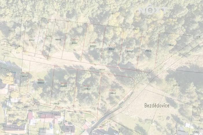 Prodej pozemku pro bydlení, Bezdědovice, 775 m2