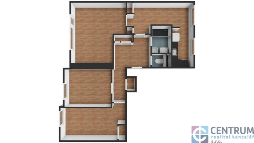 Prodej bytu 4+kk, Praha - Záběhlice, Měchenická, 73 m2