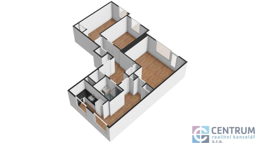Prodej bytu 4+kk, Praha - Záběhlice, Měchenická, 73 m2