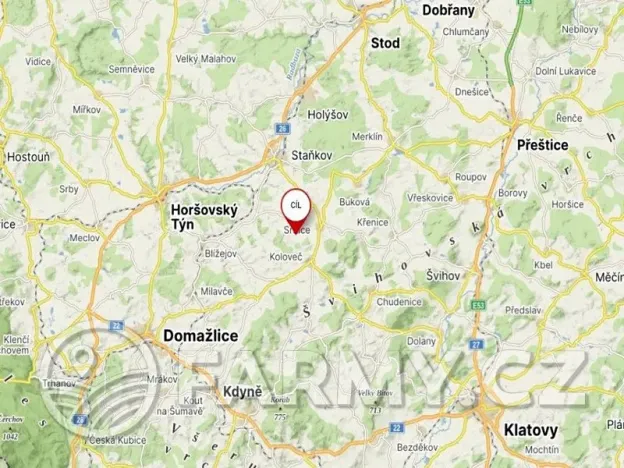 Prodej lesa, Močerady, 47118 m2