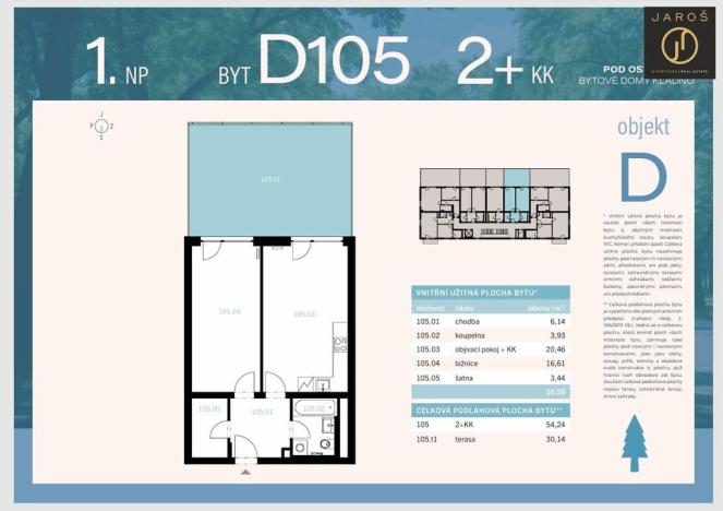 Prodej bytu 2+kk, Kladno, 51 m2