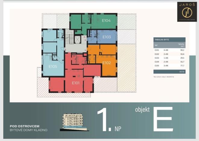 Prodej bytu 4+kk, Kladno, 95 m2