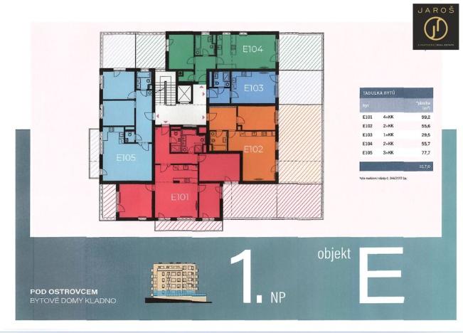 Prodej bytu 3+kk, Kladno, 73 m2