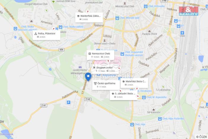 Prodej bytu 3+1, Cheb, 17. listopadu, 67 m2