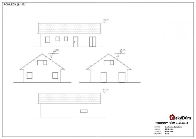 Prodej domu na klíč, Mimoň, Vranovská, 80 m2