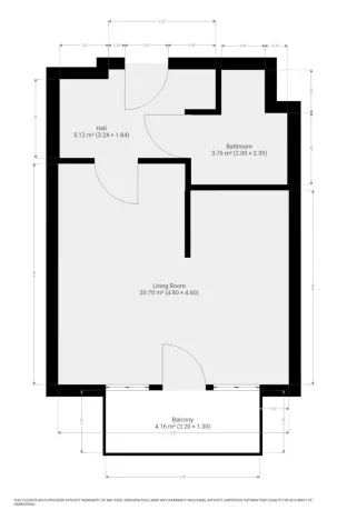 Pronájem bytu 1+kk, Praha - Letňany, Chlebovická, 33 m2