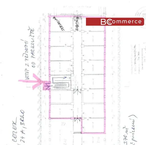 Pronájem kanceláře, Brno, Bohunická, 60 m2