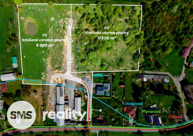 Prodej pozemku pro bydlení, Hladké Životice, Fulnecká, 22000 m2