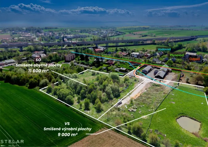 Prodej pozemku pro bydlení, Hladké Životice, Fulnecká, 22000 m2