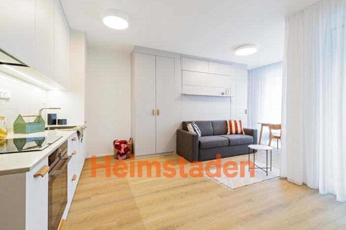 Pronájem bytu 1+kk, Praha - Holešovice, Vrbenského, 39 m2