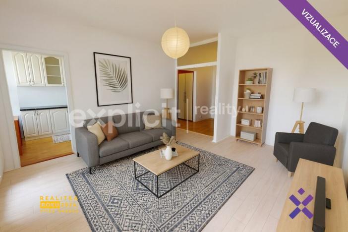 Pronájem bytu 2+1, Zlín, Slunečná, 62 m2