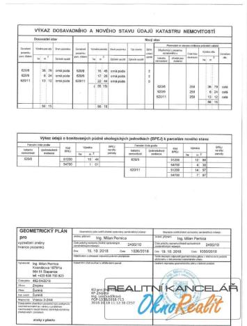 Prodej pozemku pro bydlení, Šumná, 1726 m2