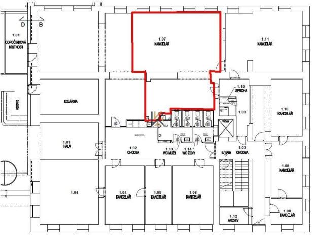Pronájem obchodního prostoru, Praha - Smíchov, Nádražní, 94 m2
