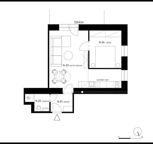 Prodej bytu 2+kk, Špindlerův Mlýn, 43 m2
