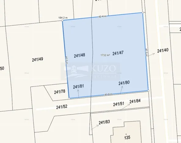Prodej pozemku pro bydlení, Kolomuty, 1734 m2