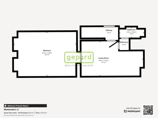 Prodej bytu 2+kk, Ústí nad Labem - Ústí nad Labem-centrum, Moskevská, 54 m2