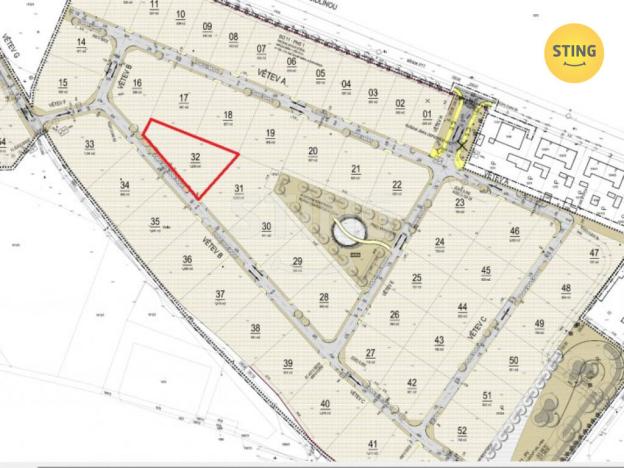 Prodej pozemku pro bydlení, Chlumec nad Cidlinou - Kladruby, 1056 m2