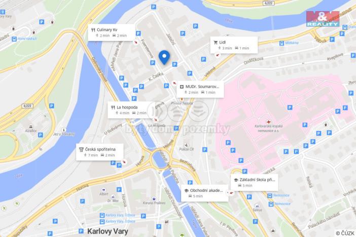 Prodej bytu 1+1, Karlovy Vary, K. Čapka, 36 m2