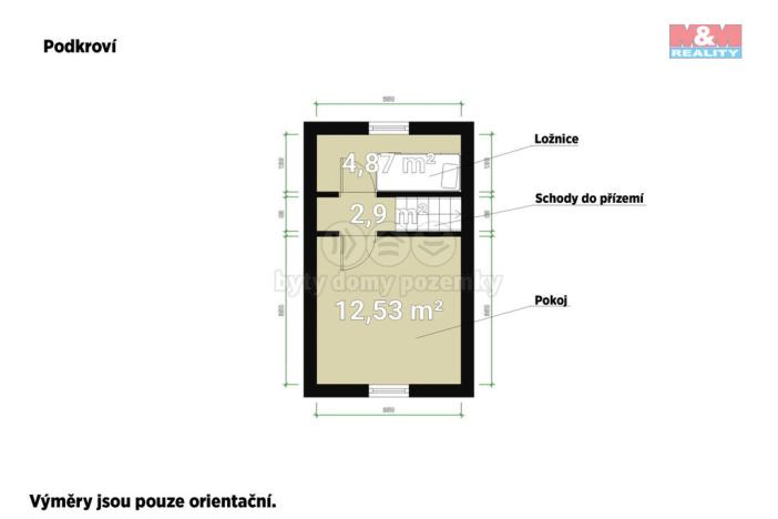 Prodej pozemku pro bydlení, Cheb - Podhrad, 52 m2