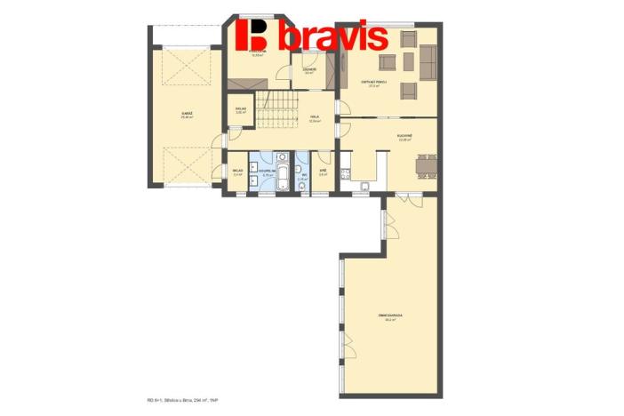 Prodej rodinného domu, Střelice, Nebovidská, 294 m2