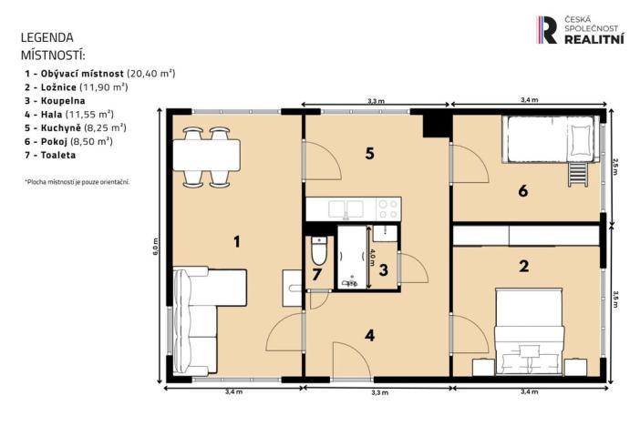 Prodej bytu 3+1, Mirotice - Strážovice, 75 m2