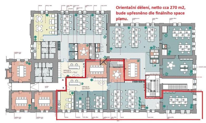 Pronájem kanceláře, Praha - Holešovice, U průhonu, 270 m2