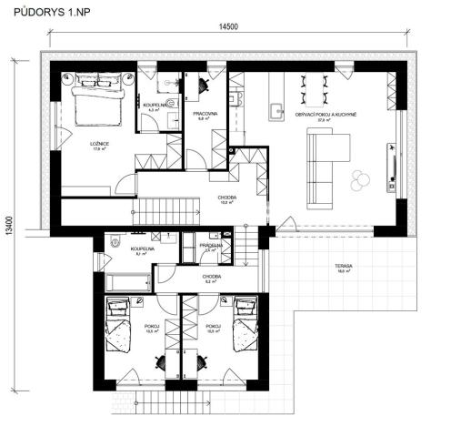 Prodej rodinného domu, Zlín - Prštné, Elektrická, 176 m2