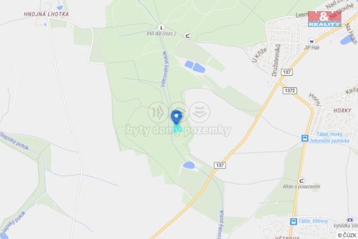 Prodej lesa, Tábor - Horky, 5139 m2