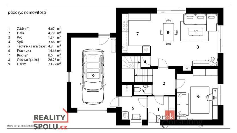 Prodej rodinného domu, Poděbrady - Poděbrady III, Palackého, 158 m2
