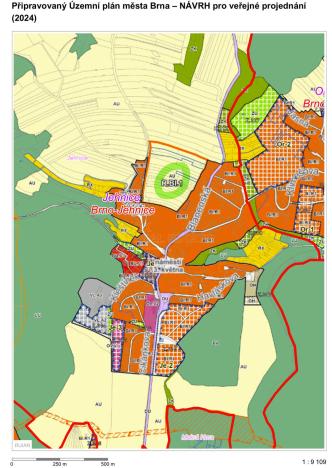 Prodej zahrady, Brno - Jehnice, 3135 m2