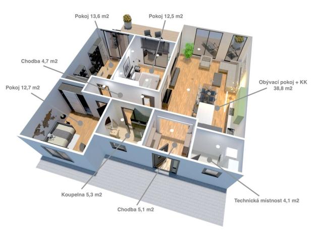 Prodej bytu 4+kk, Jizerní Vtelno, 98 m2