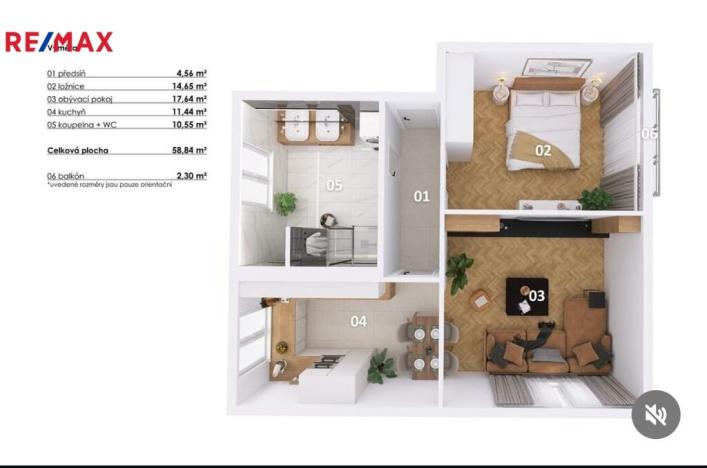 Prodej bytu 2+1, Kladno - Kročehlavy, Otevřená, 63 m2