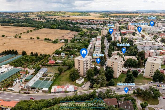 Prodej bytu 2+1, Znojmo, Holandská, 56 m2