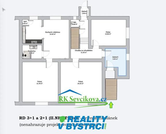 Prodej rodinného domu, Tišnov, Majorova, 310 m2