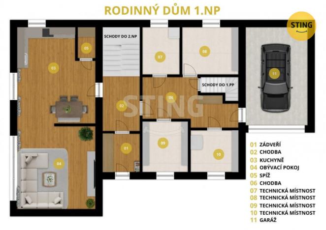 Prodej rodinného domu, Vřesina, Vodní důl, 279 m2