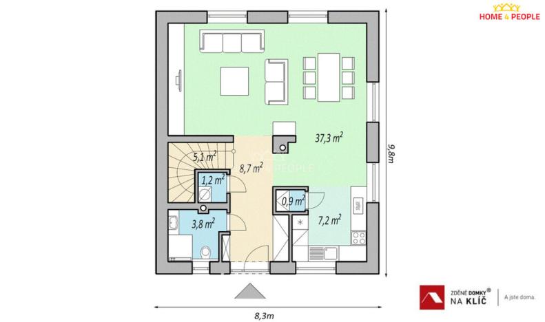 Prodej rodinného domu, Machová, 121 m2