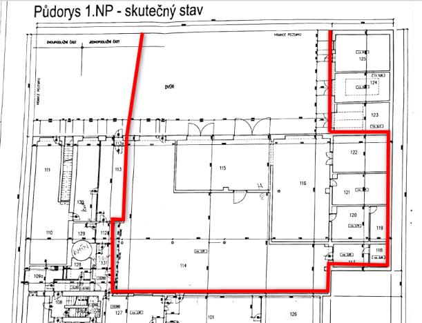 Pronájem výrobních prostor, Kralupy nad Vltavou, Lutovítova, 681 m2