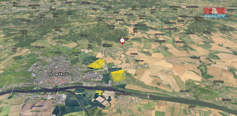 Prodej zahrady, Žitenice - Pohořany, 323 m2