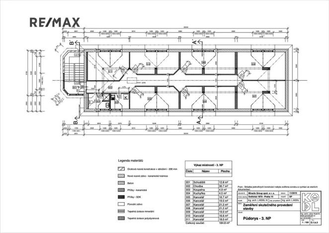 Pronájem kanceláře, Praha - Strašnice, Světická, 185 m2