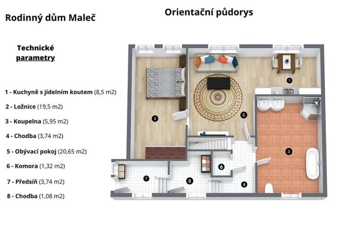 Prodej rodinného domu, Maleč, 149 m2