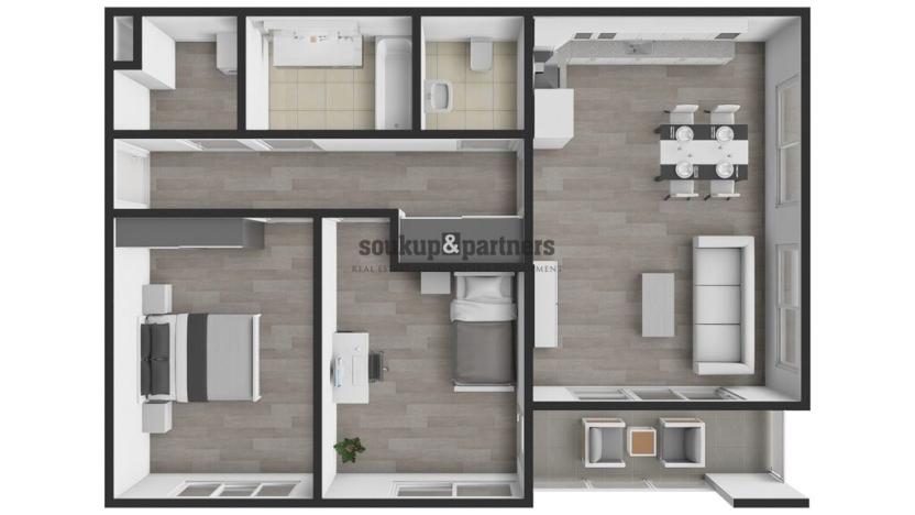 Prodej bytu 3+kk, Praha - Hloubětín, Poděbradská, 76 m2