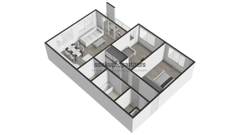 Prodej bytu 3+kk, Praha - Hloubětín, Poděbradská, 76 m2