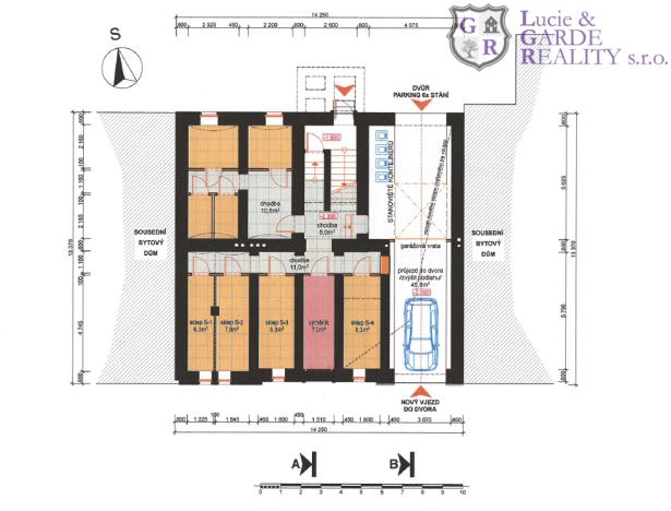Prodej činžovního domu, České Budějovice, Fráni Šrámka, 250 m2