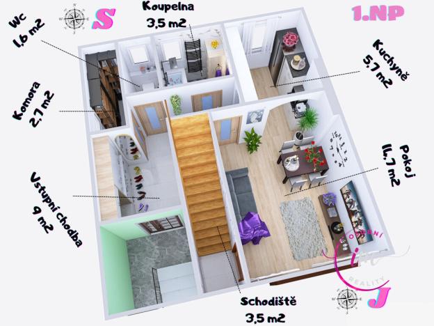 Prodej rodinného domu, Třebíč - Borovina, Řípovská, 117 m2