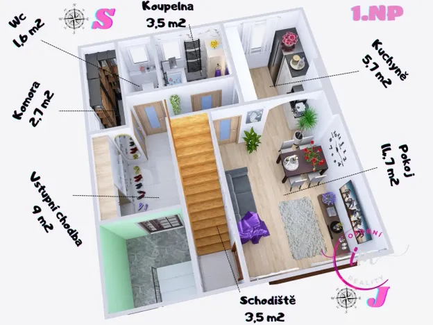 Prodej rodinného domu, Třebíč - Borovina, Řípovská, 117 m2