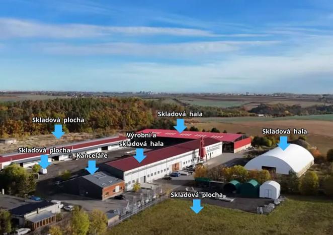 Pronájem výrobních prostor, Tachlovice, Karlštejnská, 28800 m2