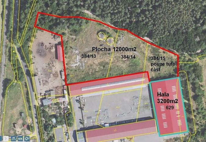 Pronájem výrobních prostor, Tachlovice, Karlštejnská, 28800 m2
