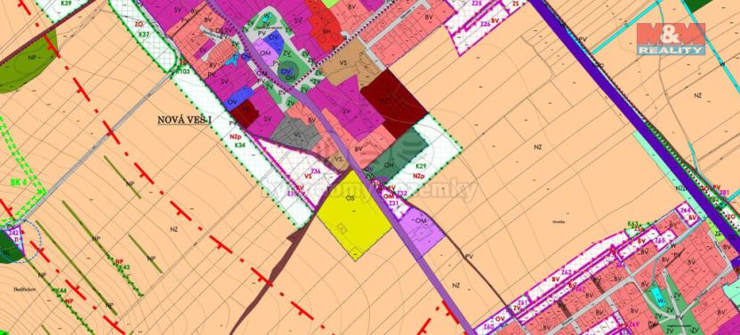 Prodej zahrady, Nová Ves I, 633 m2