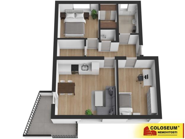 Prodej bytu 3+kk, Hrušovany nad Jevišovkou, 77 m2