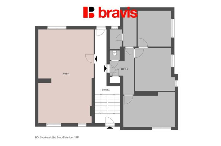 Prodej rodinného domu, Brno - Židenice, Skorkovského, 284 m2